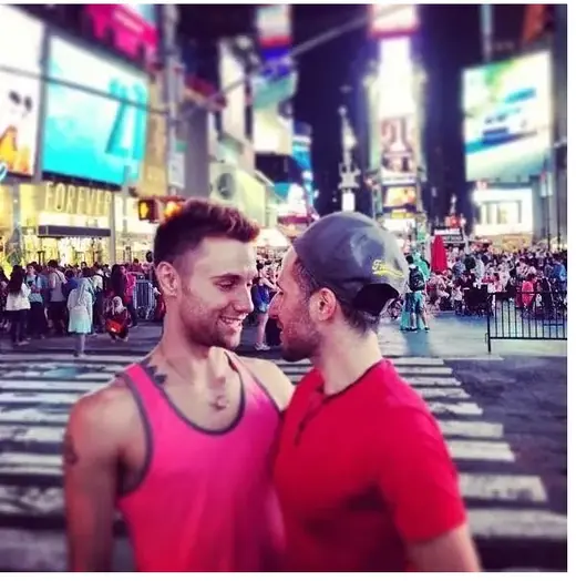 Photograph reproduced from the original memoir capture in Times Square.